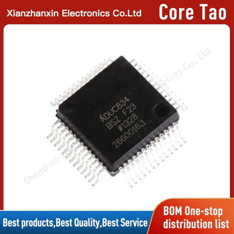 1pcs/lot ADUC834BSZ QFP-52 ADUC834 Microcontroller processors in stock
