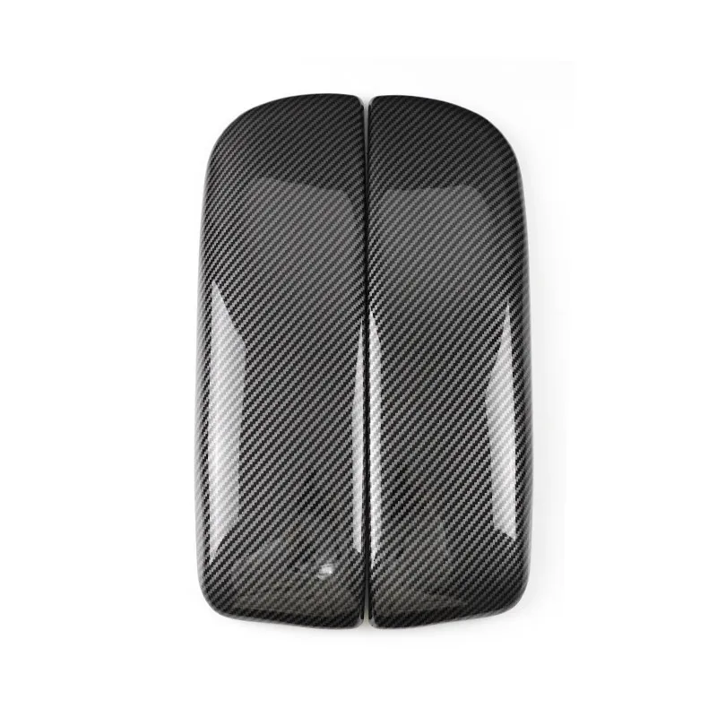 BMW X5 X6 F15 F16 2014 2015 2016 2017 2018 2019 차량용 카본 파이버 질감 센터 콘솔 암레스트 수납함 커버