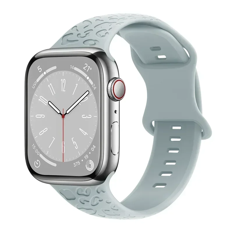 Leopard Engraved Strap
