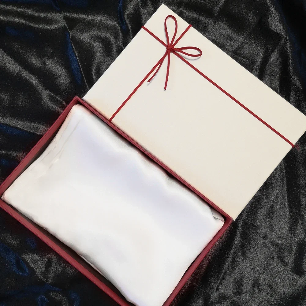 100% Natural Silk Pillowcase with Hidden Zipper 25Momme Luxury High Quality Two Sides Mulberry Silk Pillow Case 6