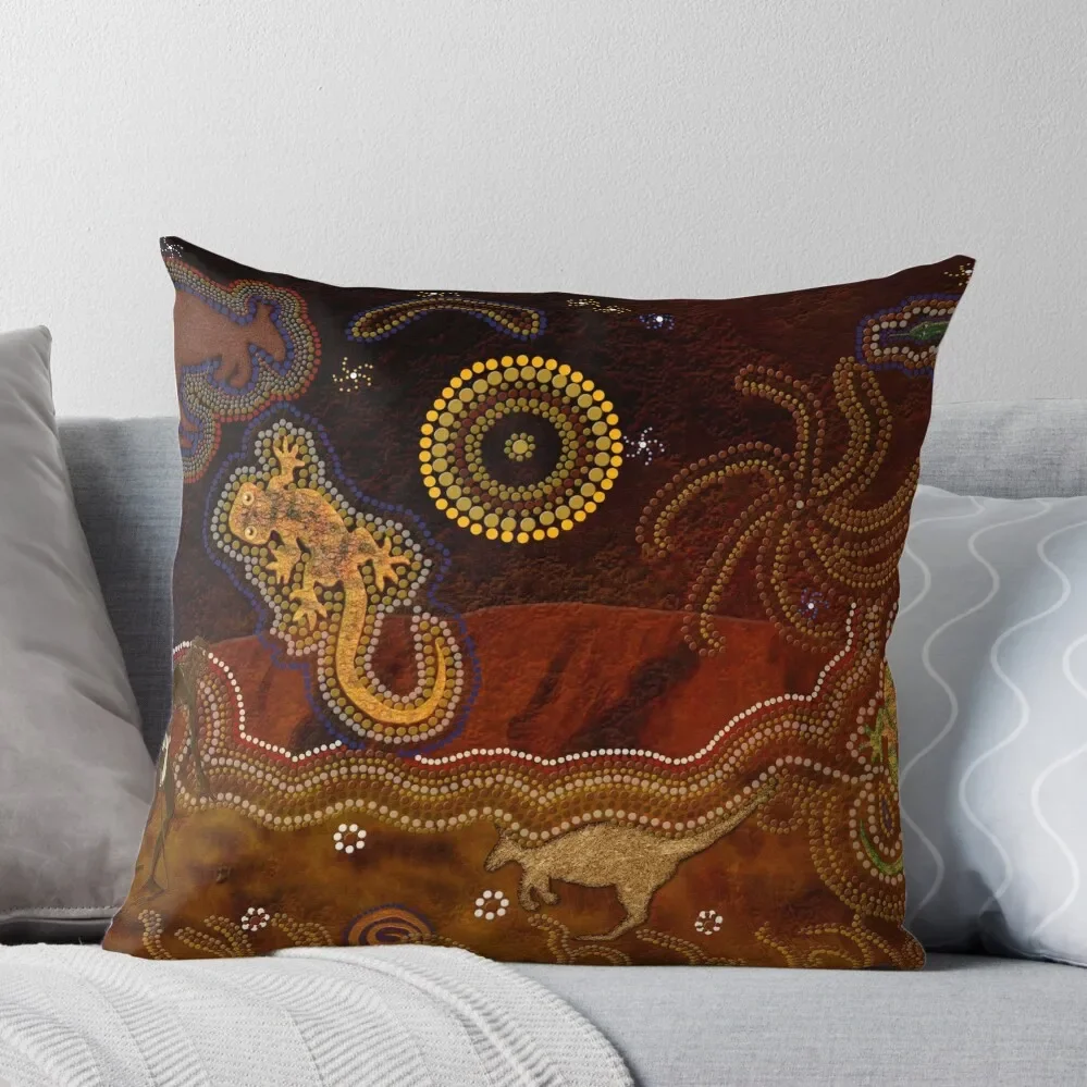 

Desert Heat (Australian Outback Art) Throw Pillow Cushions Home Decor Couch Pillows Christmas Covers For Cushions