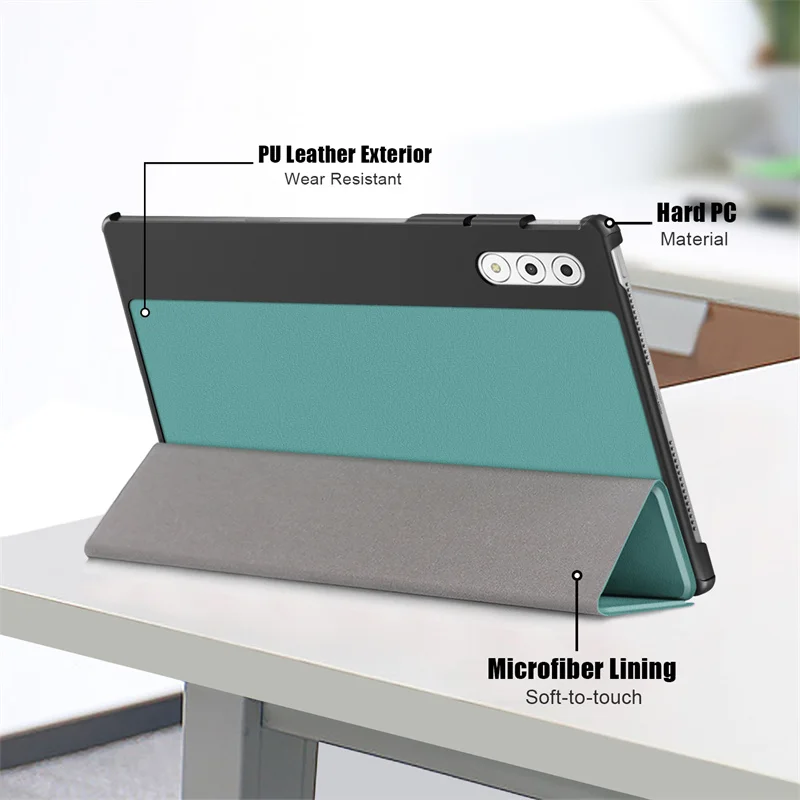 Premium Flip Stand Case for 12.7-inch Tablets - Sleek Protective Cover and Stand