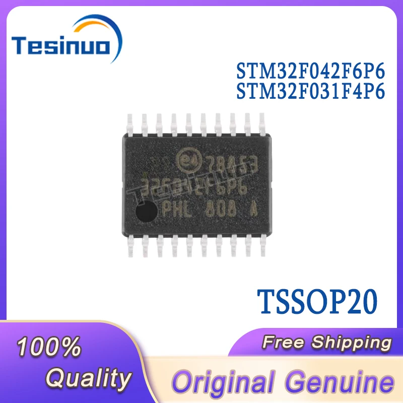 

5 шт., новые оригинальные микроконтроллеры STM32F042F6P6 STM32F031F4P6