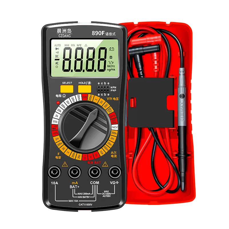 Multimetro Vocale Completamente Intelligente Nuovo Misuratore Di Corrente E Tensione Ac/Dc Anti-Burn Ad Alta Precisione Misuratore Di Manutenzione Ele