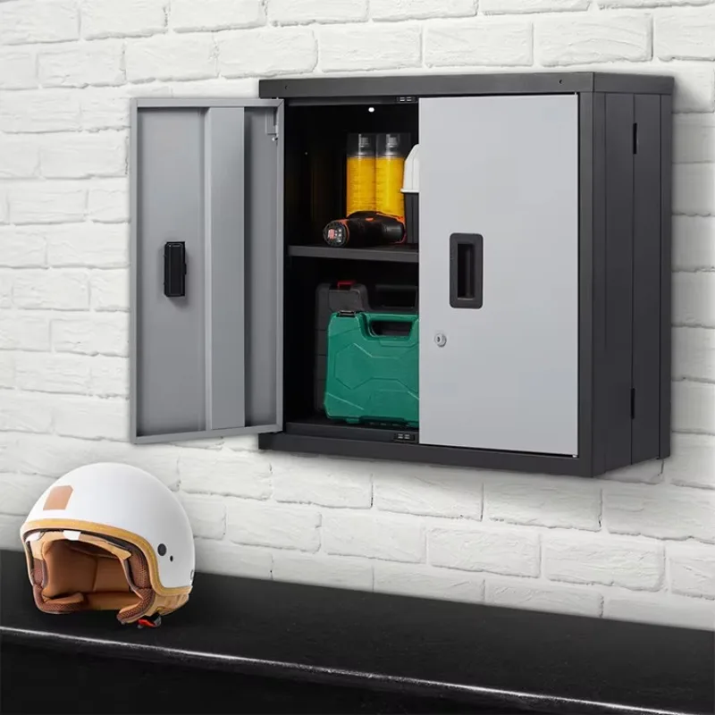 접이식 벽장 금속 사물함 조절 가능한 선반 포함 가정용 차고 및 작은 공간 정리용