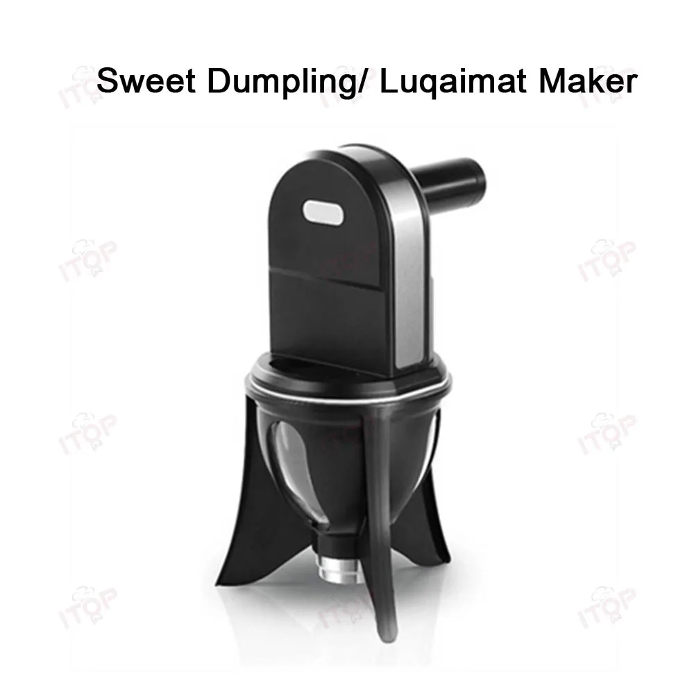 ITOP Luqaimat Maker Automatic Sweet Dumpling Maker with Counter Small Meat Ball Forming Machine kribee electric hot pot rapid noodles cooker 1 2l stainless steel mini pot with temperature control pp rack perfect for ramen egg pasta dumpling soup porridge oatmeal 220v