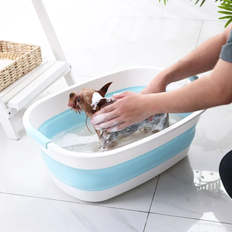 

Dog Pool Foldable Dog Swimming Pool Pet Bath Swimming Tub Bathtub Pet Swimming Pool Collapsible Dogs Cats Kids