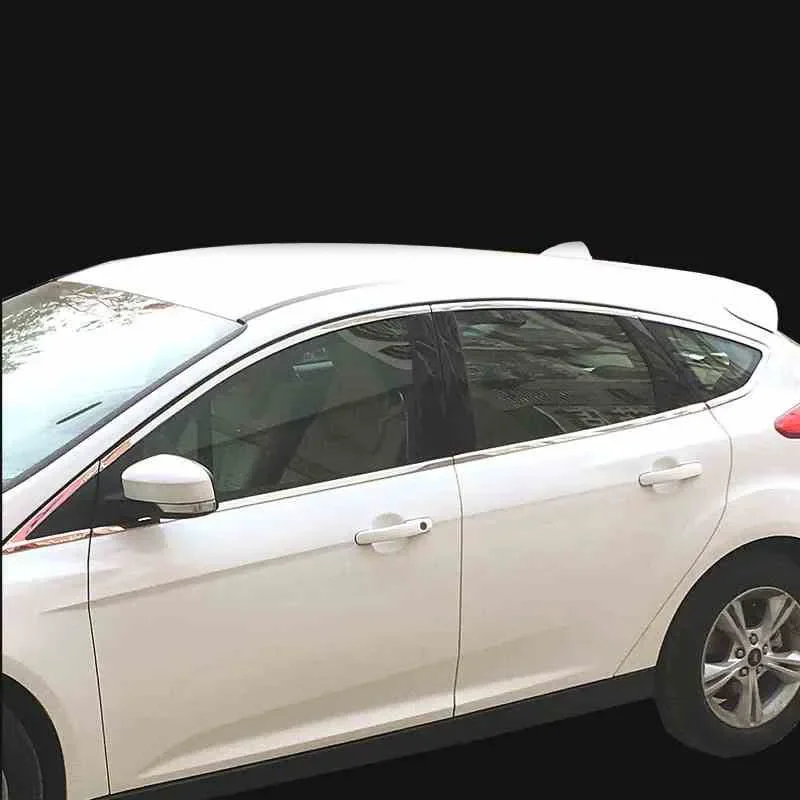 

304 отделка окна автомобиля из нержавеющей стали для Ford Focus Hatchback 2012 2013 2014 2015 2016 2017 2018