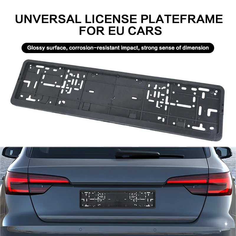 License Plate Bracket 1 pcs open size European Auto Accessory Waterproof Holder with Mounting