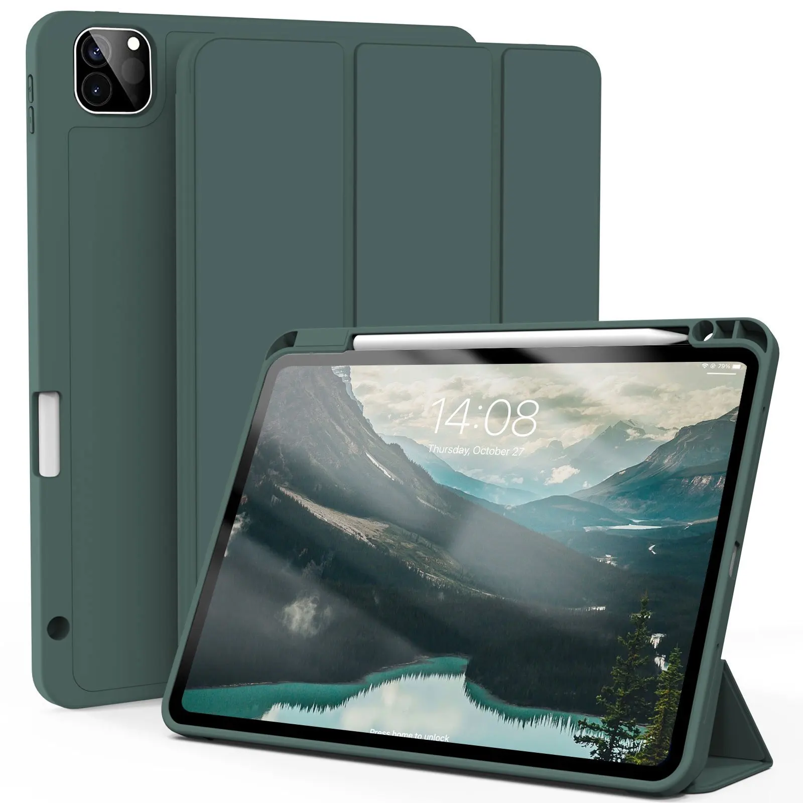 iPad Pro 11-inch Premium Trifold Stand Case with Pen Slot