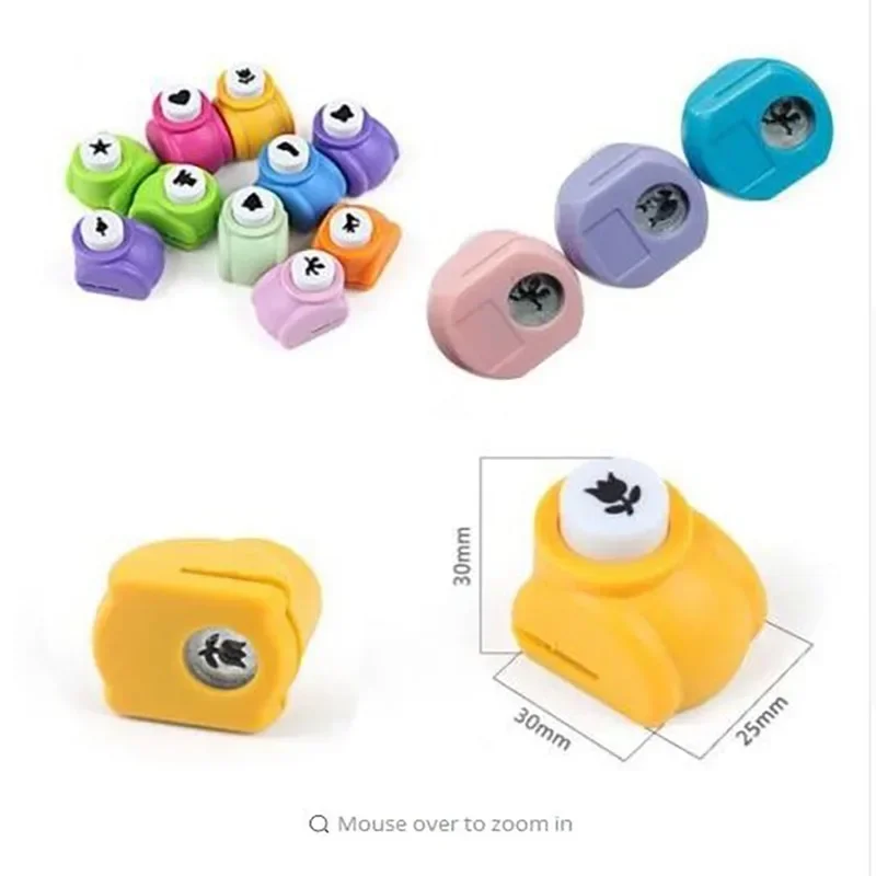 Kid Child Mini Printing Paper Hand Shaper Scrapbook Tags Cards Craft DIY Punch Cutter Tool 16 Styles