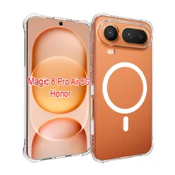 Magsafe Air Cushion Shockproof Silicone Back Cover for Honor Magic 8 Pro Air (For Magsafe Case)