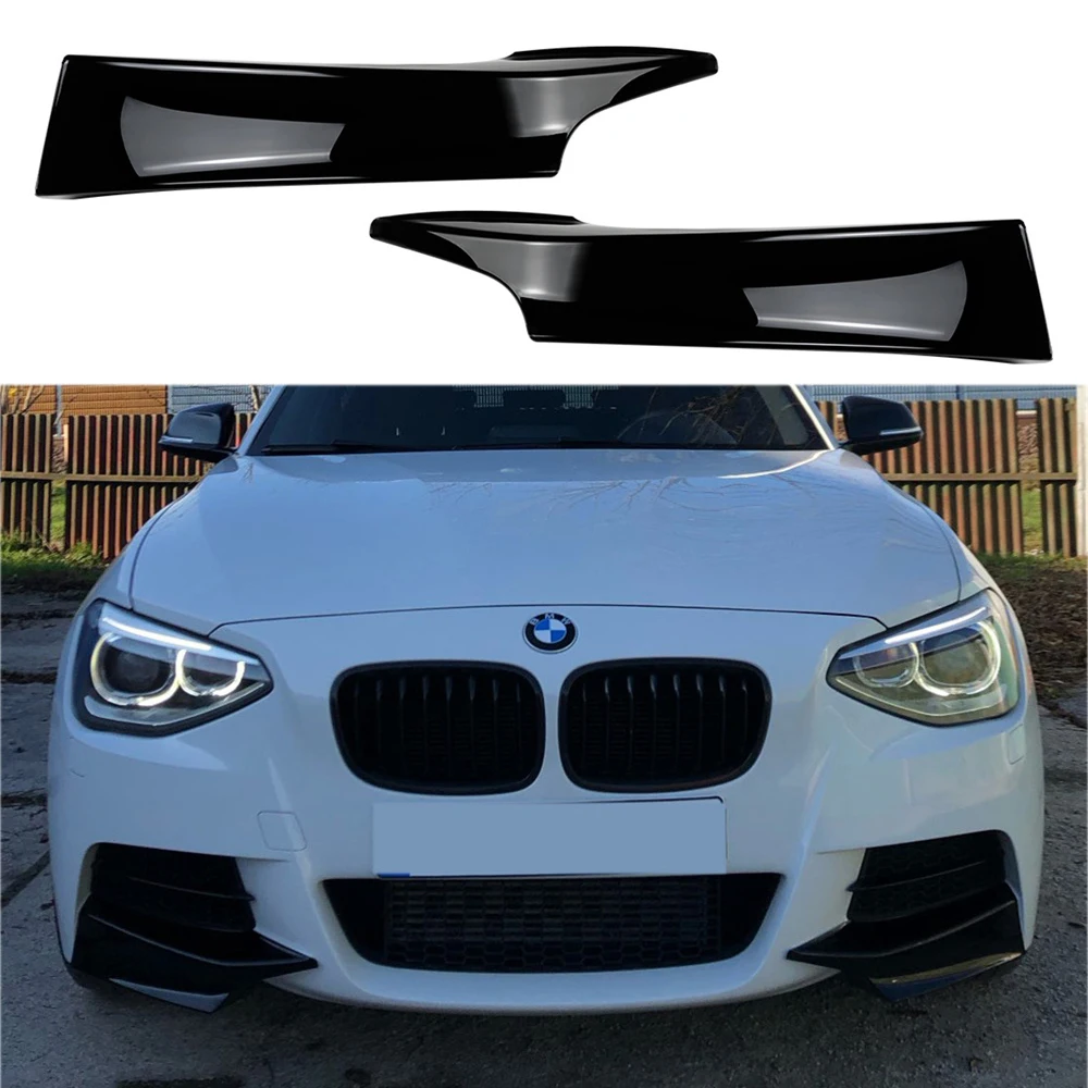 Per Bmw F20 F21 Paraurti Anteriore Spoiler Splitter Fendinebbia Griglia Trim 1 Serie 120D 120I M135I M Pack 2011-2015 Pre-Lci Bodykit