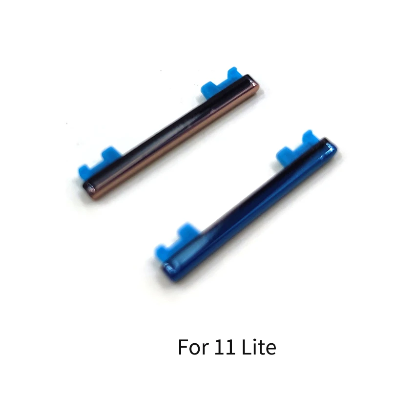 10PCS For Xiaomi Mi 11 Lite Volume Up Down Side Button Key Repair Parts