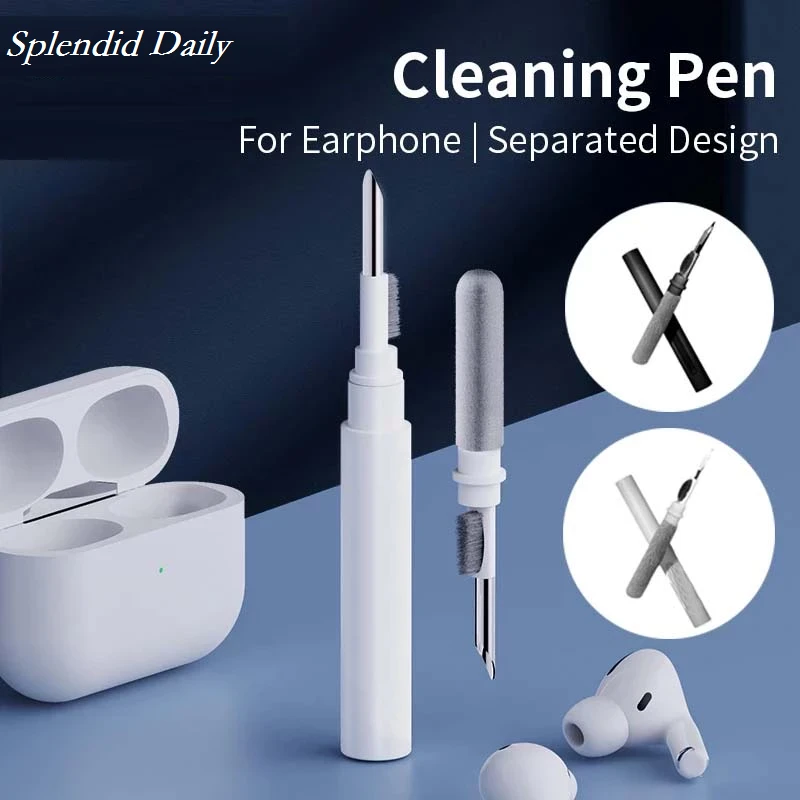 Bluetooth Earphones Cleaner Kit for Airpods Pro 1 2 Earbuds Pen Brush