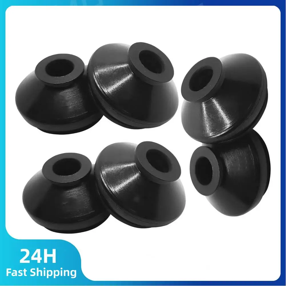 6pcs High Quality Rubber Tie Rod End Ball Joint Dust Boots Cover
