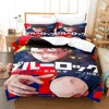 Hot Anime Blue Lock Bedding Set Duvet Cover Set King Queen Twin Double Size Comforter Cover Set For Teens and Boys Anime Lover 3