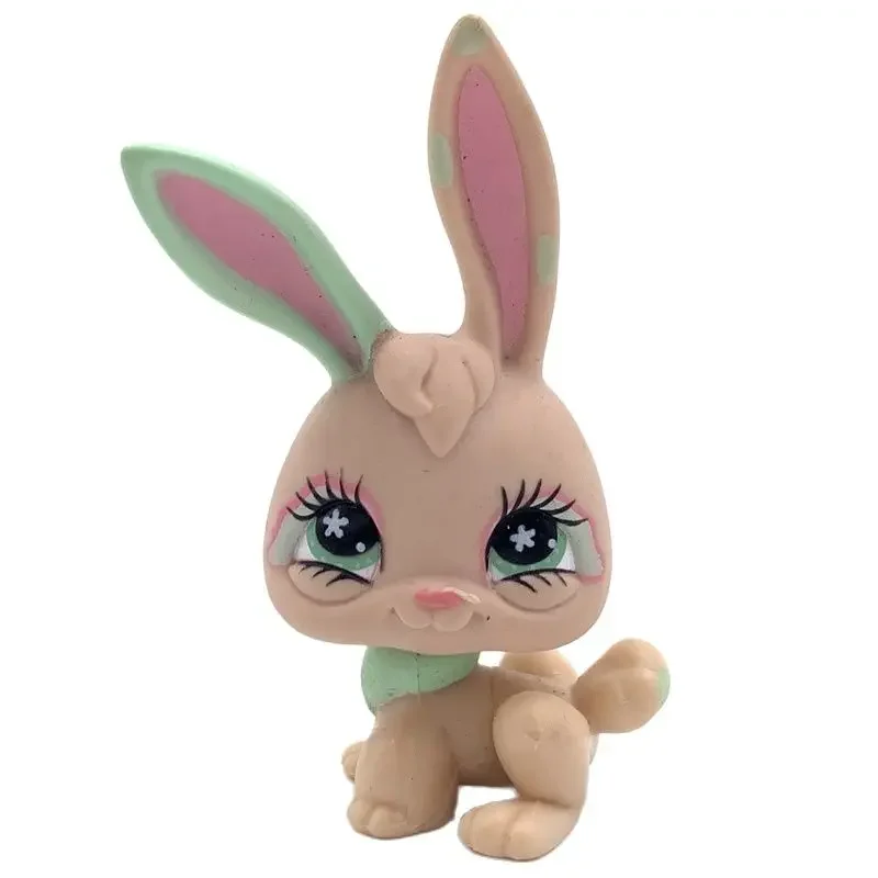 Rare pet Old animal pet toy rabbit with green eyes cute