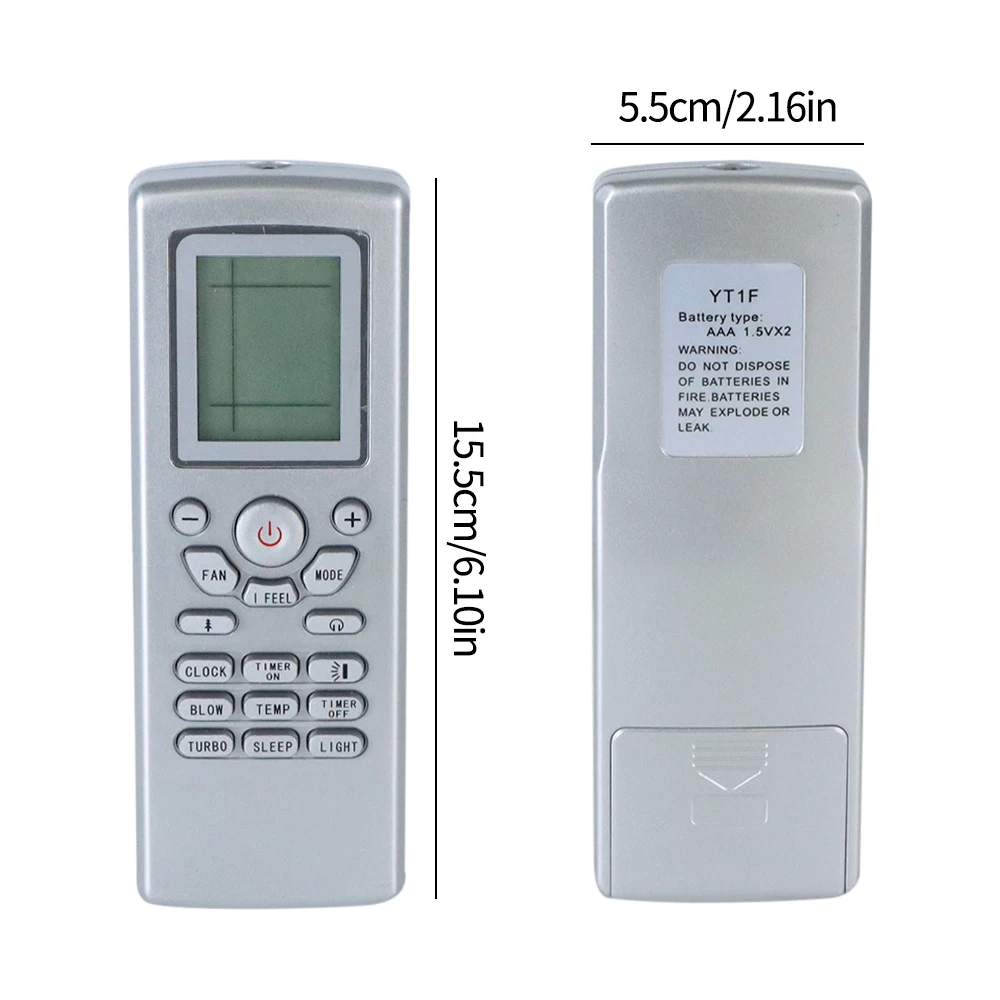 Newest Smart Wireless Remote Controller for Gree YT1F Replace Remote Controller