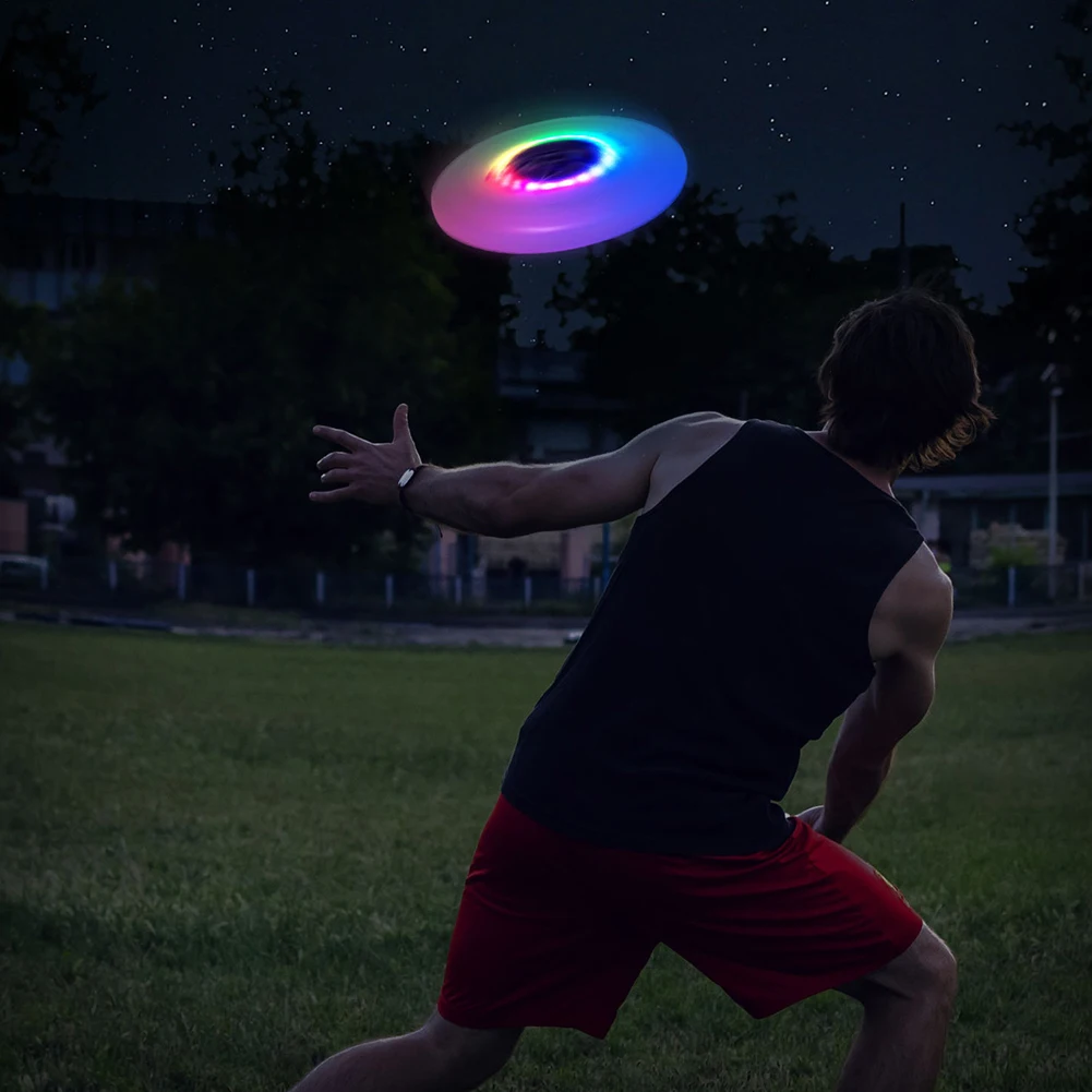 LED Flying Disc RGB Camping Game Swivel Discs 20LED Professional Ultimate  Flying Disc Super Bright Waterproof Competition Sports - AliExpress