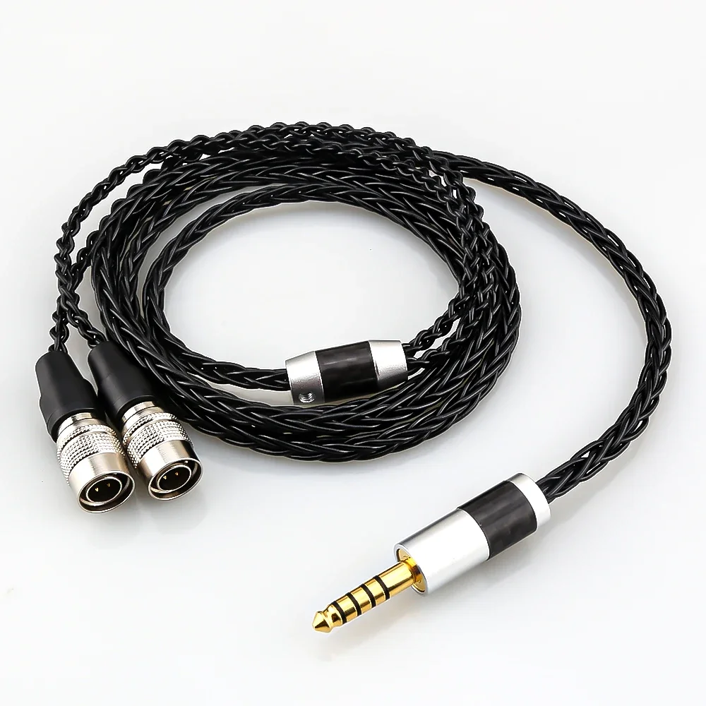 

2.5/3.5/4.4/6.35mm 4pin XLR Balanced HIFI Earphone Headphone Headset Audiophile Upgrade Cable For Mr Speakers Ether Alpha Dog