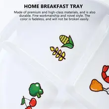 

Household Snack Plate Diet Food Serving Plate Premium Lunch Breakfast Plate