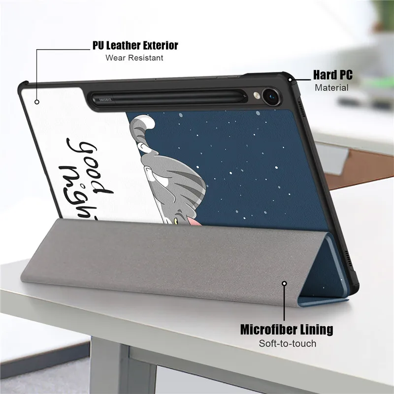 Capa Inteligente para Samsung Galaxy Tab Estojo de Pintura Bonito para Crianças Shell para Shell s9 fe Sm-x510 Sm-x516 10.9 Polegadas - Imagem 5