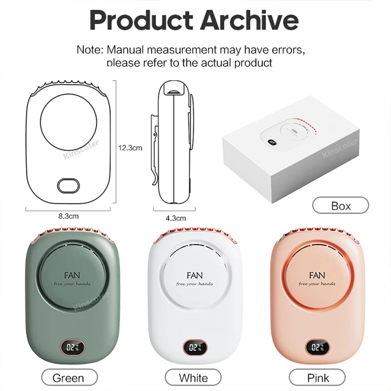 ventiladores recarregaveis sem lamina de 2000 mah 05