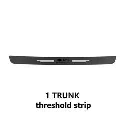 Carbon Fiber Car Door Sill Anti - Scratch Protection Strip (Trunk - 1PCS-)