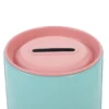 1Pc Children S Piggy Bank Metal Money Pot Coin Savings Box Iron Jar For Kids Room Cartoon Whale Design Square Shape Student Gift 3