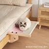 2894-fedf6c.jpg Solid Wood Climbing Balcony Sunbathing Bed Cat Wooden Hammock Hanging Frame