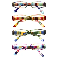 Henotin Reading Glasses Spring Hinges Fashion Women Small Fresh Print Small Frame Super Clear High Quality Reading Glasses 1