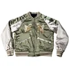 Non Stock Suka Reversible Souvenir Jacket Embroidered Sukajan Baseball Outerwear 5
