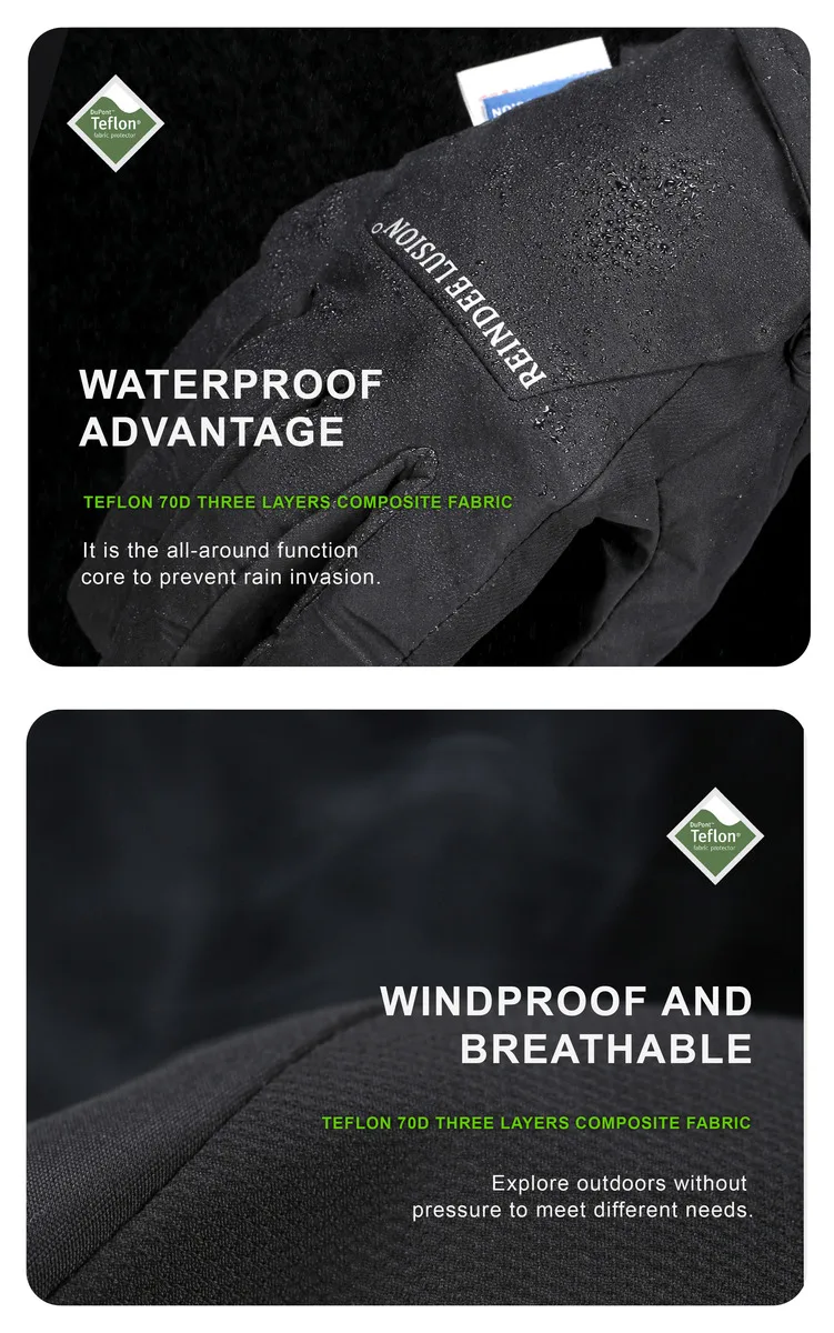 Reindee Lusion 22FW 3M Thinsulate warm gloves 3d bending design waterproof techwear gorpcore outdoor
