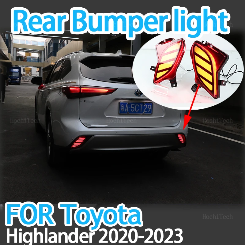 

Задний противотуманный задний бампер для Toyota Highlander 2020 2021 2022 2023