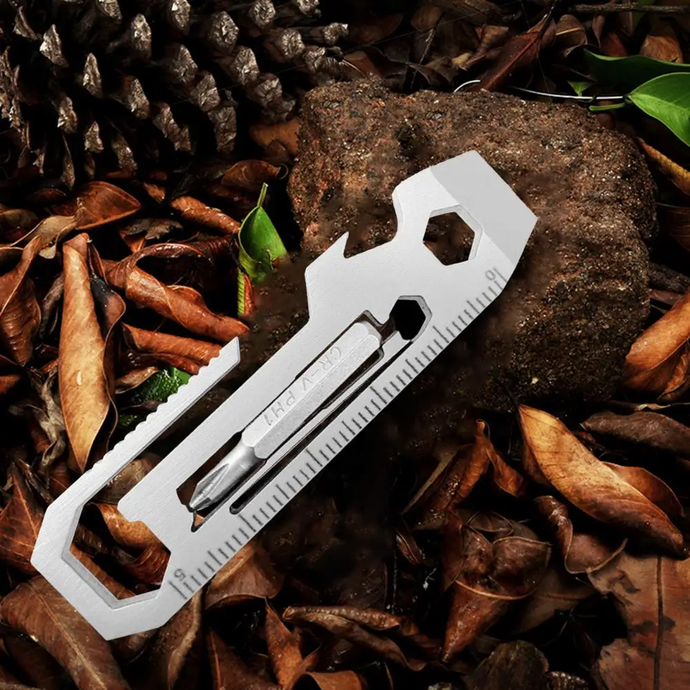 

Multifunctional Tool Repair Tools 7 in 1 Camping Tool Combination Portable Stainless Steel Multi-purpose Tool for Office