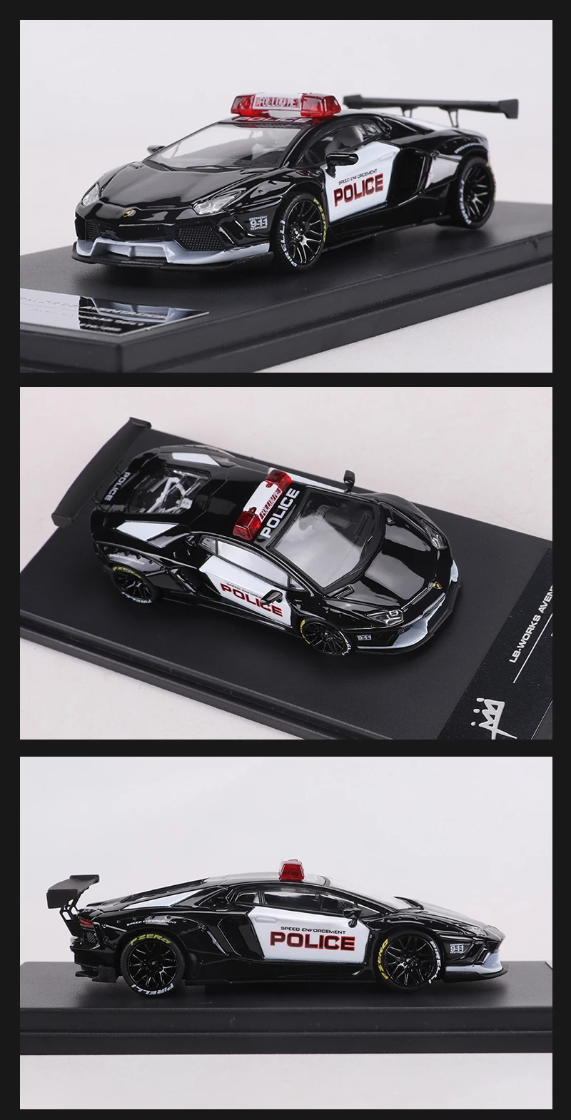King Model 1:64 LB WORKS Acentador LP700 Alloy Model Car 