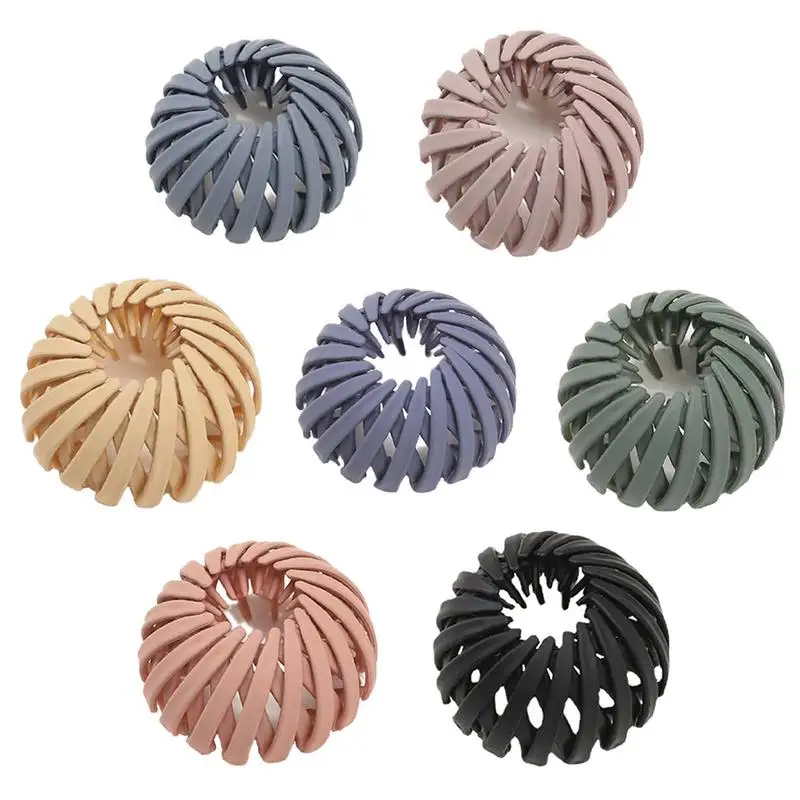 Bird's Nest Plate Hair Clip Lazy Bird's Nest Plate Ponytail Clip Hair Bun Accessories For Women Ladies Birthday Gifts Headwear