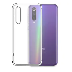 Shockproof Clear Silicone Phone Case - Durable TPU Back Cover - Xiaomi Mi CC9 (FSKS)