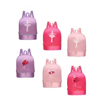 Ballet Dance Backpack Ballet Dance Bag Sweet Portable Casual Daypack Girls 1