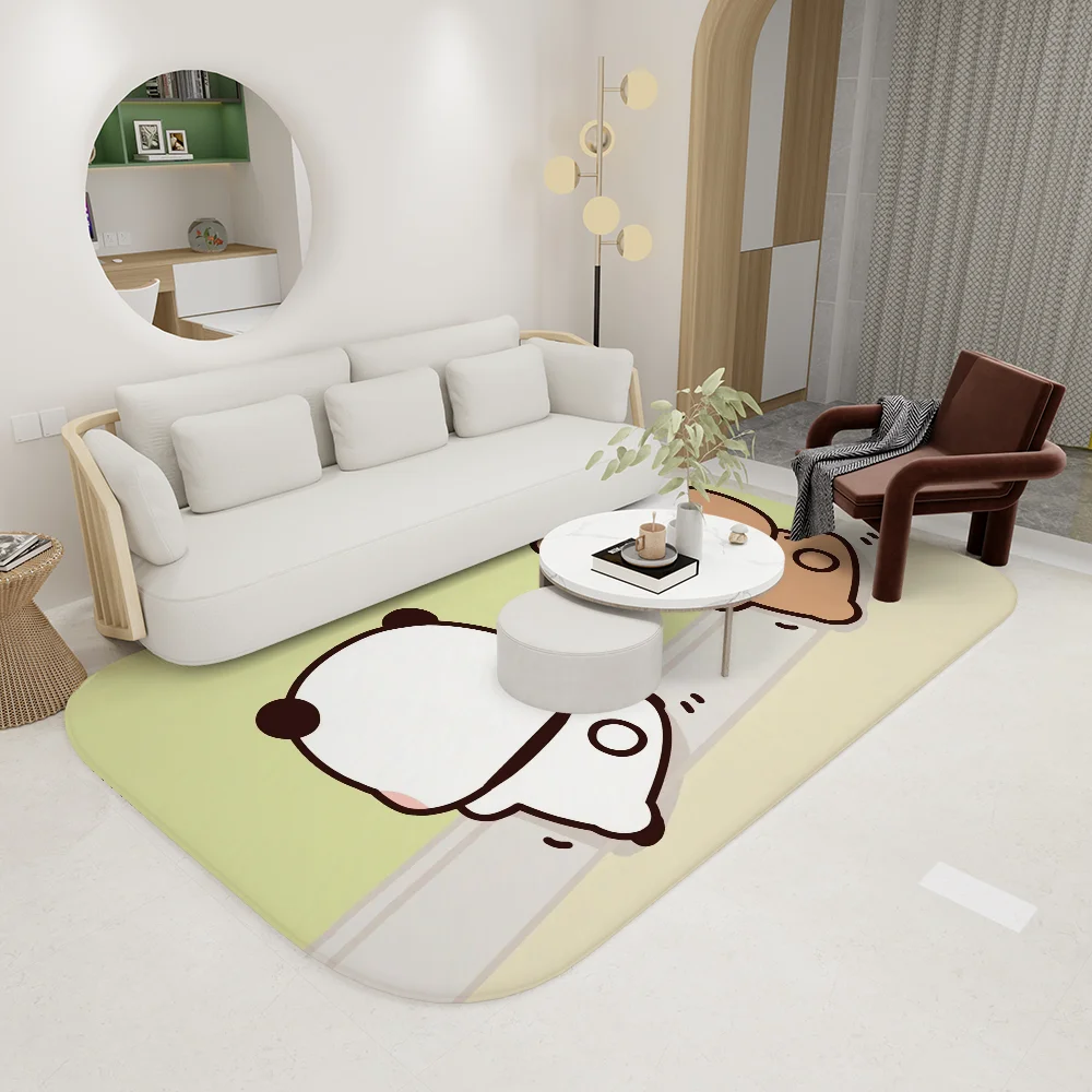 Bubu And Dudu Cute Cartoon Room Mats Cheaper Anti-slip Modern Living Room Balcony Printed Household Carpets 6