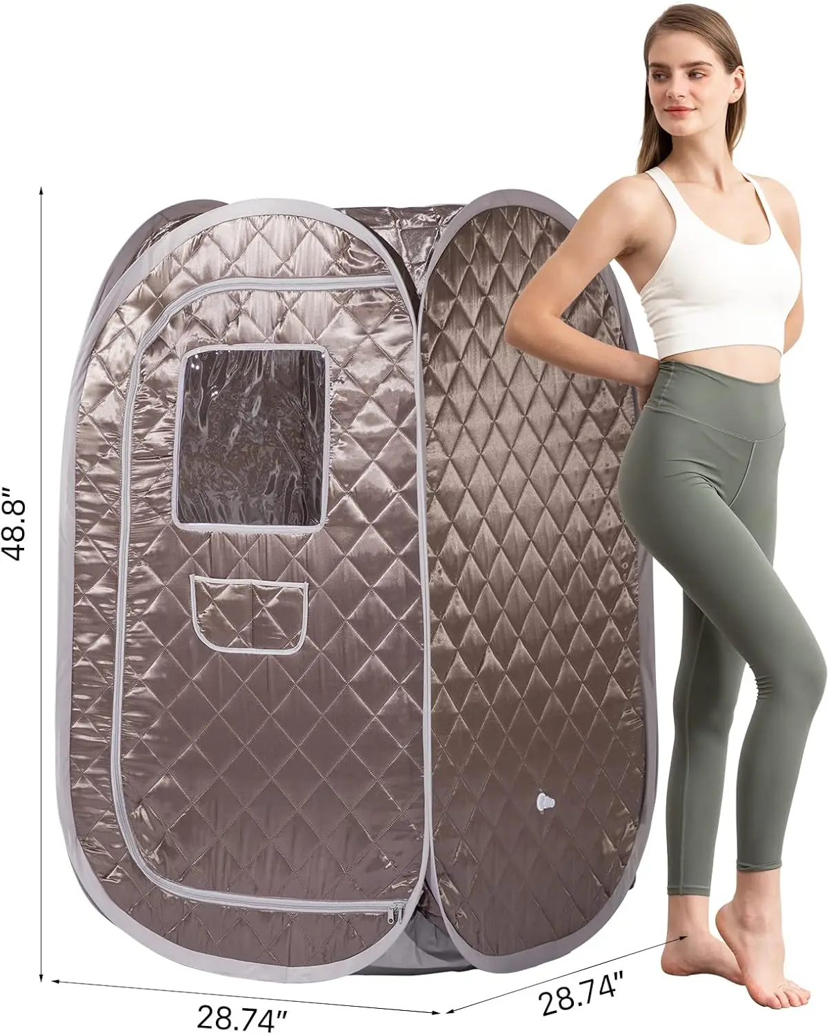 Full Body Larger Sauna Tent For Portable Bath Fold Cabin Room Not Include Steam Generator 5