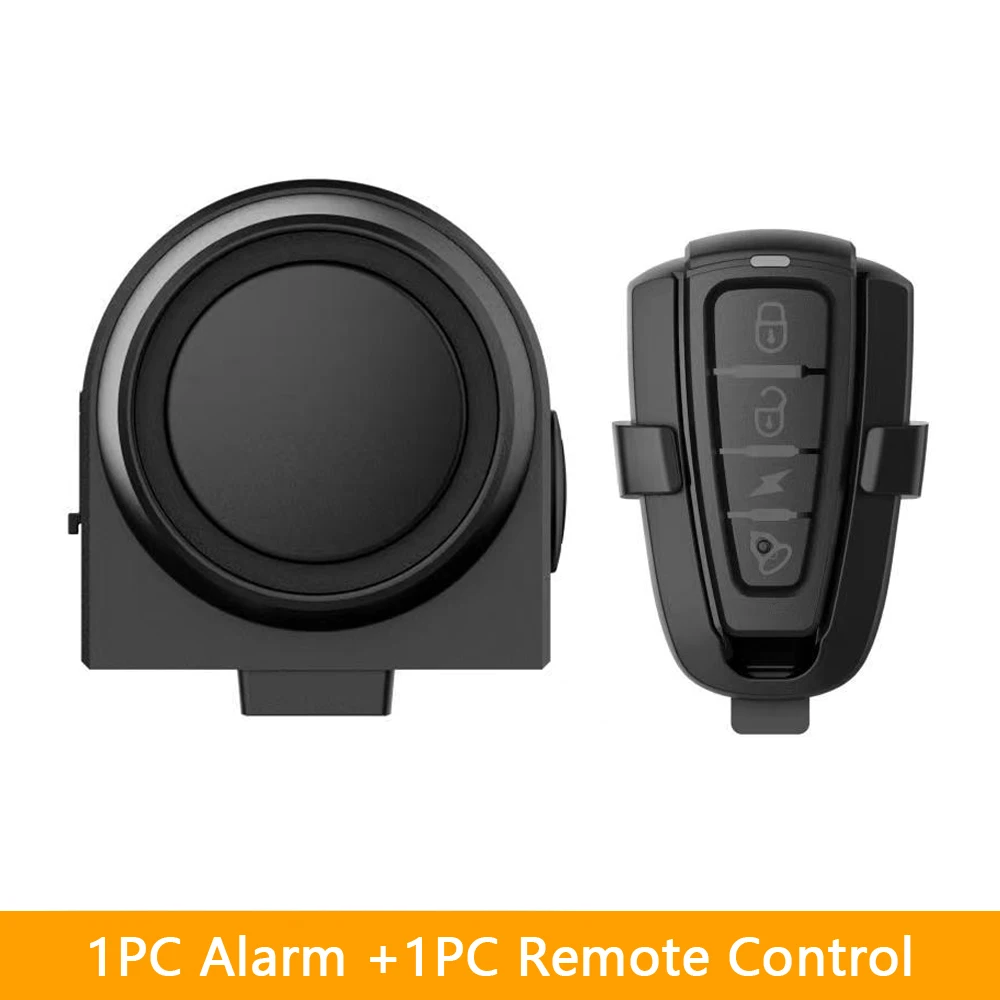 Wireless USB Rechargeable Anti-Theft Alarm with Remote Control for Bicycles and Motorcycles