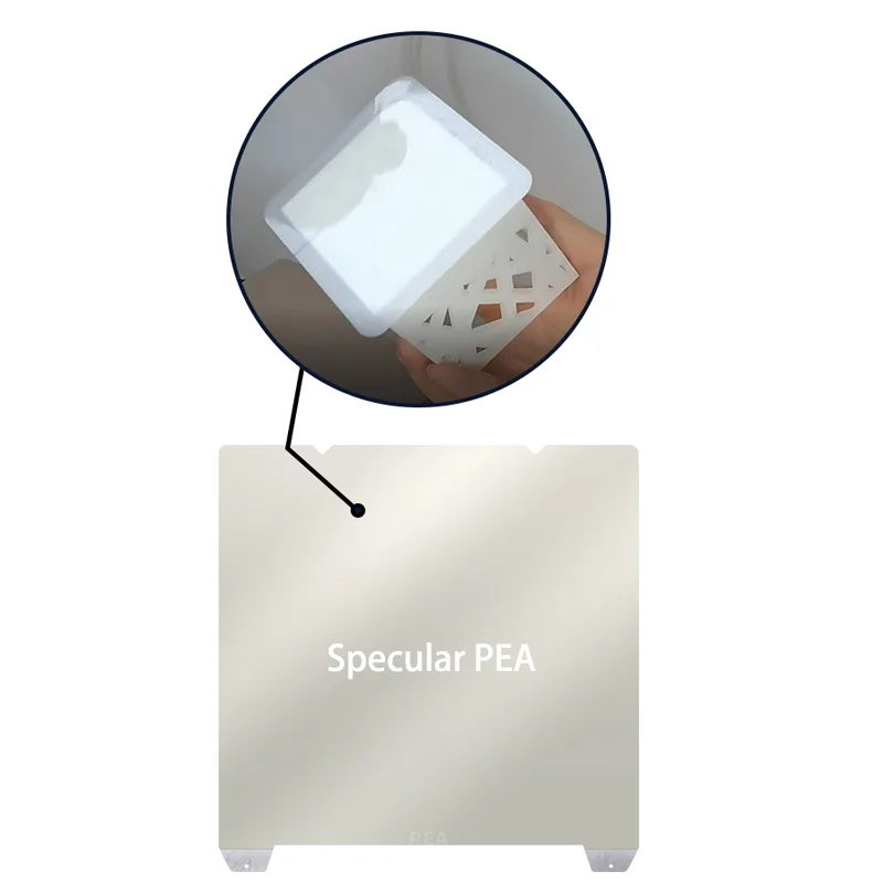 Energética-double Sided Pea e Pei Folha de Aço Primavera Placa de Construção Magnética Upgrade Hot Bed Creality k1 k1 Max 235x235 mm - Imagem 5