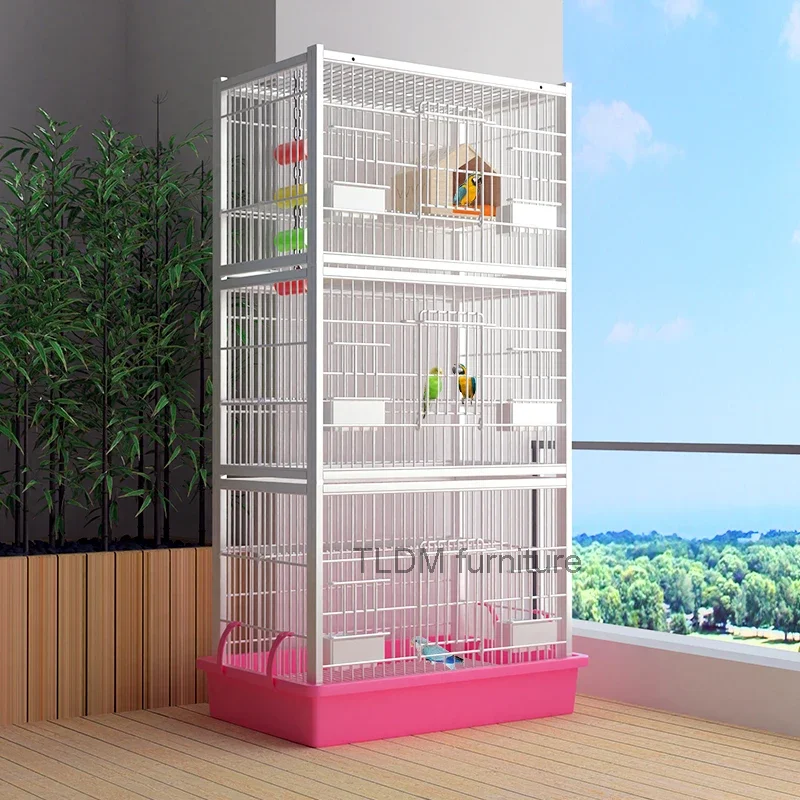 

Budgie Outdoor Bird Cages Breeding Large Pigeon Parrot Stand Bird Cages Canary Quail Cage Pour Oiseaux Pet Products YY50BC
