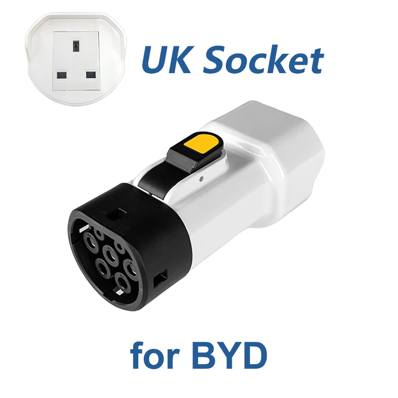 EVqiaoyi TYPE 2 V2L Discharge Adapter 13A UK Use Socket Outdoor