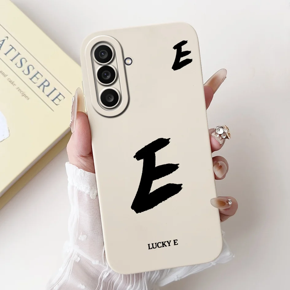 Luxury Alphabet Silicone Shockproof Case