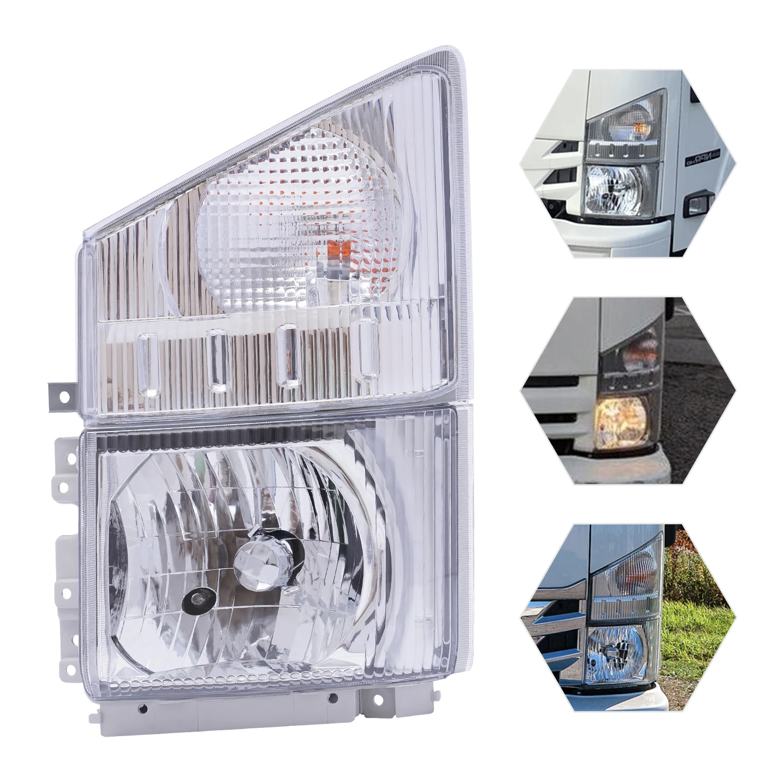 Headlight & Corner Lamp For ISUZU NPR NPR-HD NQR NRR 2008-2020 Driver Side LH