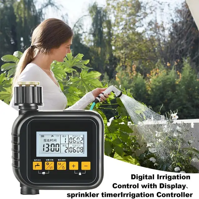 Digital Irrigation Control with Display - Irrigation Computer Water Timer - Irrigation Control - Irrigation System - Automatic 5
