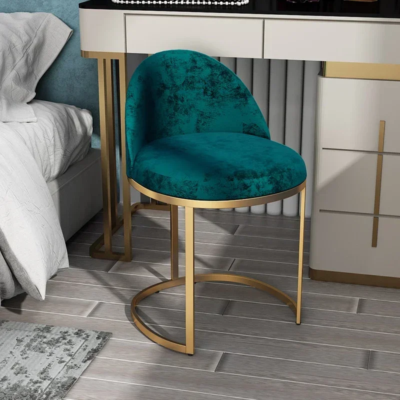 

Nordic Makeup Stool Dresser Stool Light Luxury Modern Minimalist Bedroom Dresser Chair Manicure Armchair